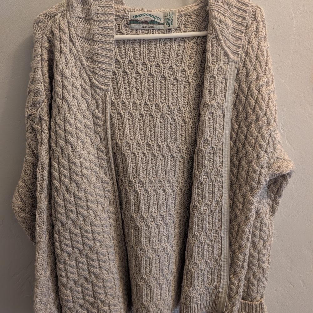 Women's Arancraft Irish Merino Wool Sweater